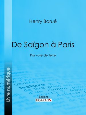 cover image of De Saïgon à Paris